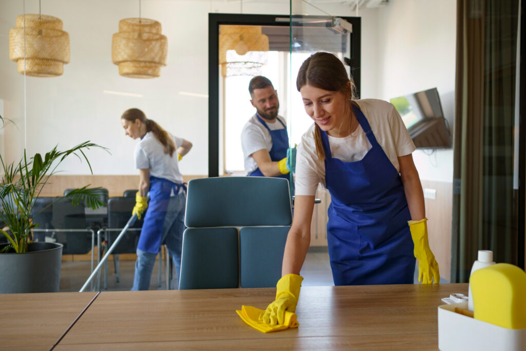 home cleaning services by a neat clean team