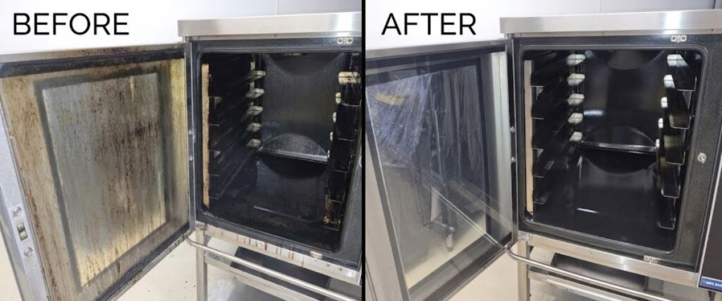 before after appliance cleaning