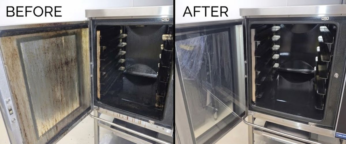before after appliance cleaning